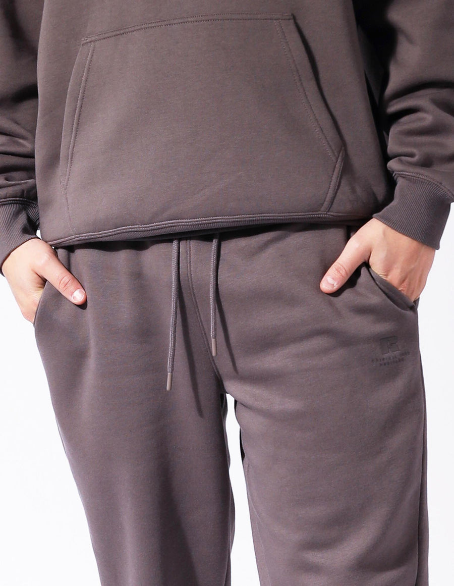 Men's Brooklyn Cuffed Track Pants in Peat Colour