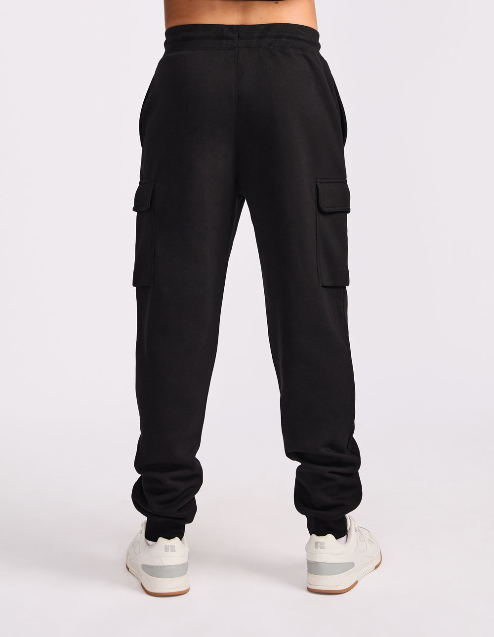 Brooklyn Cargo Mens Trackpants - Black