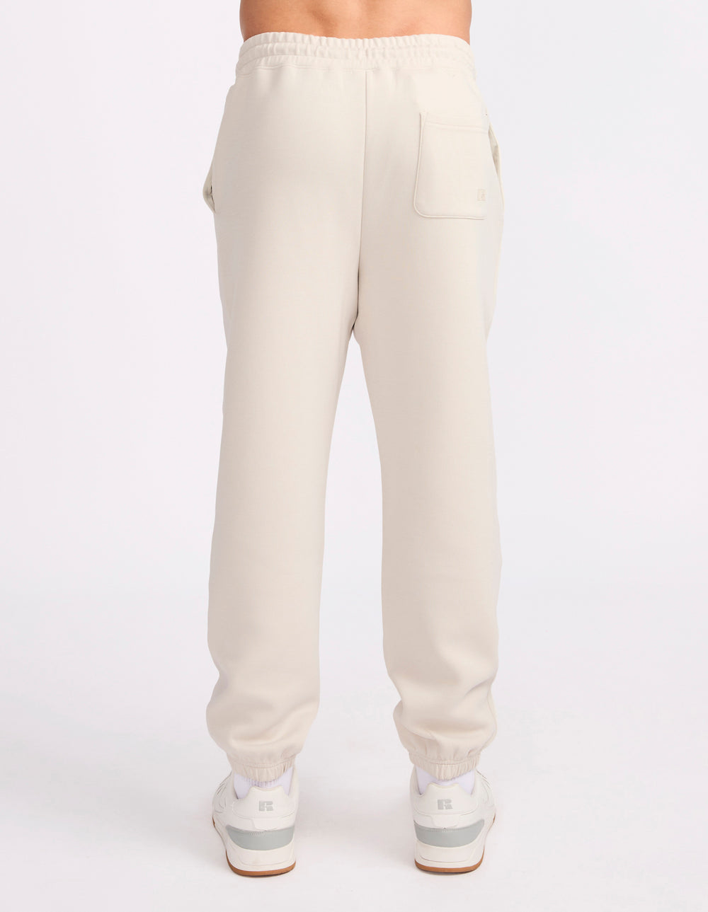 R Tech Leisure Cuffed Men's Track Pants - White Sand