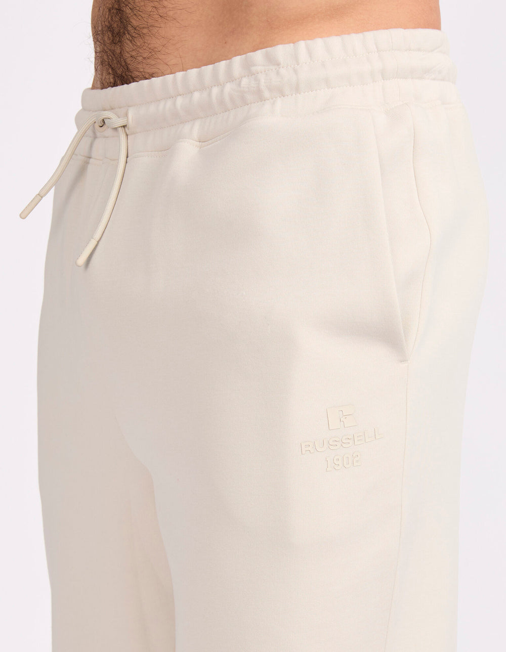 R Tech Leisure Cuffed Men's Track Pants - White Sand
