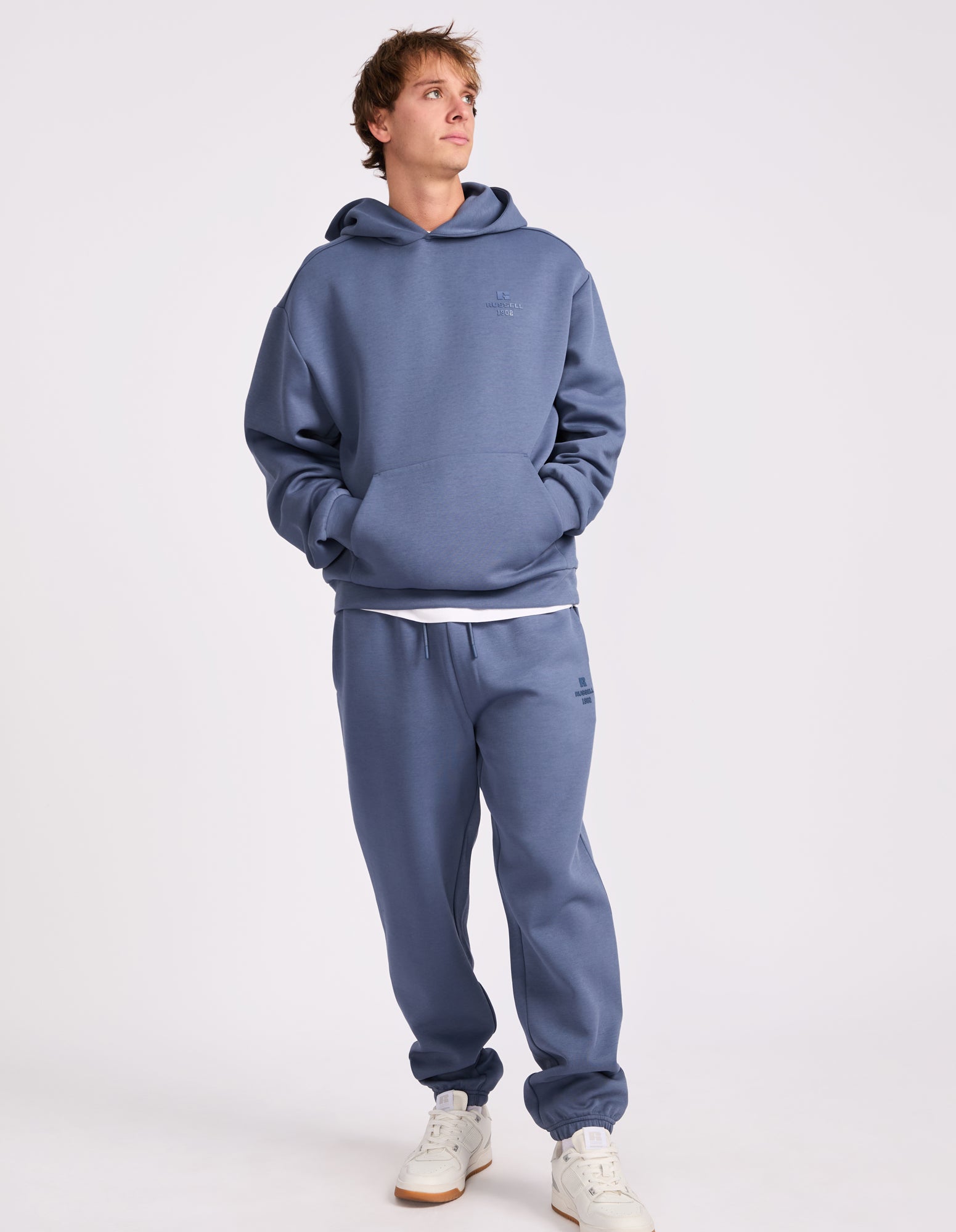 Russell Athletic Australia R Tech Leisure Cuffed Men's Track Pants - Denim Blue True Since 1902