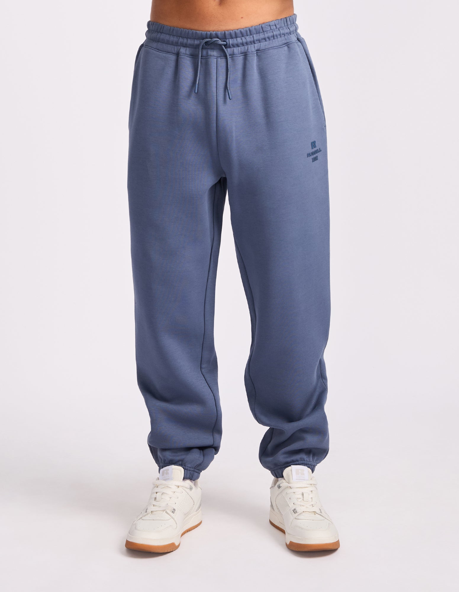 R Tech Leisure Cuffed Men's Track Pants - Denim Blue