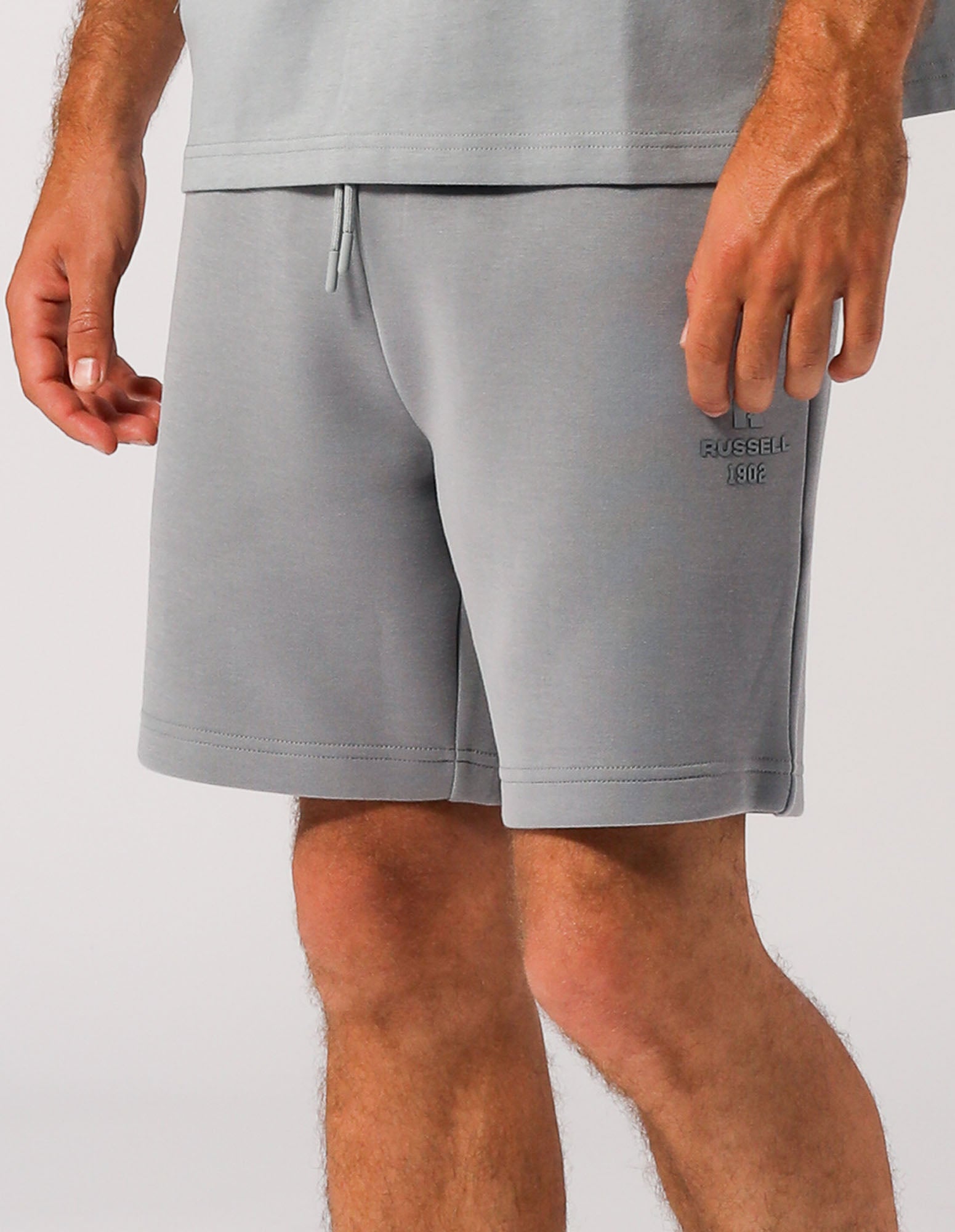 R Tech Leisure Mens Track Short - Ash