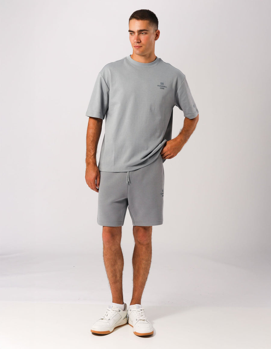 R Tech Leisure Mens Track Short - Ash