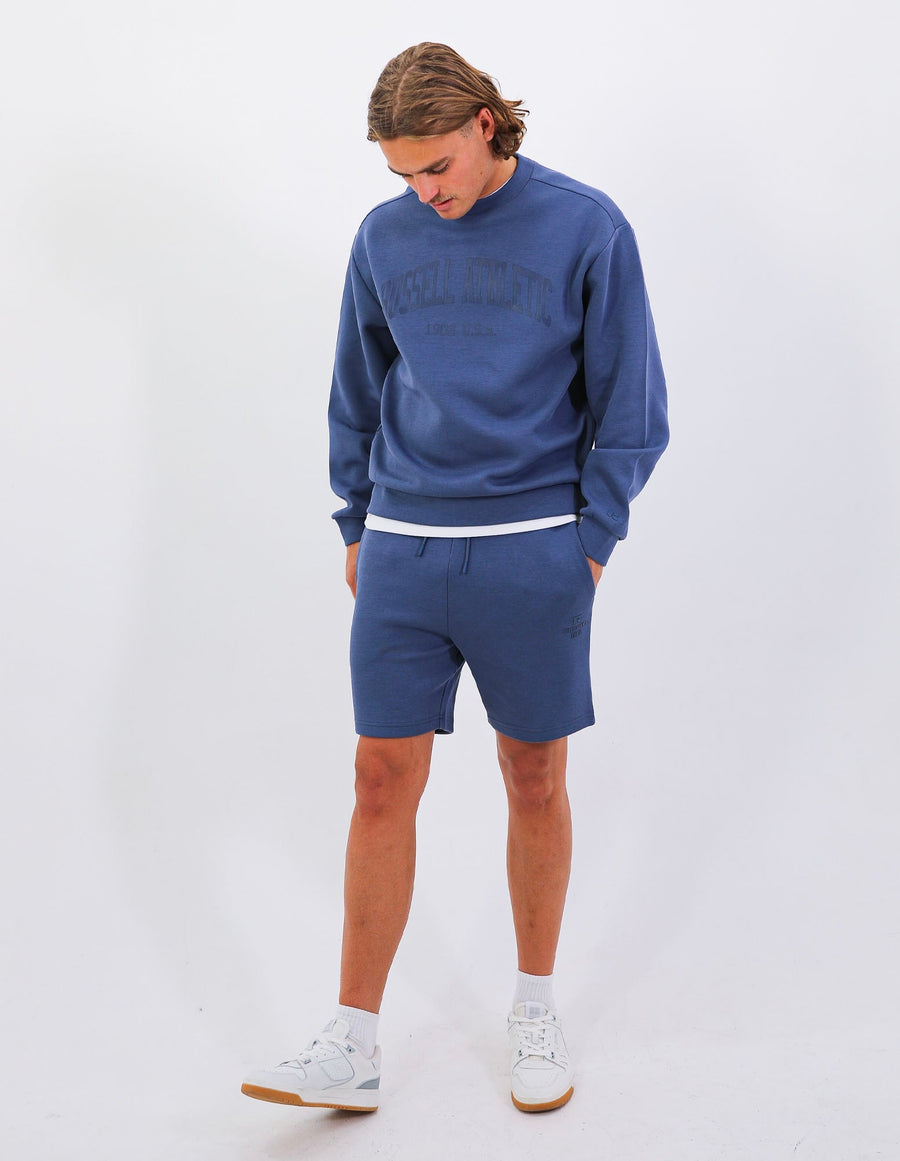 R Tech Leisure Mens Track Short - Denim blue