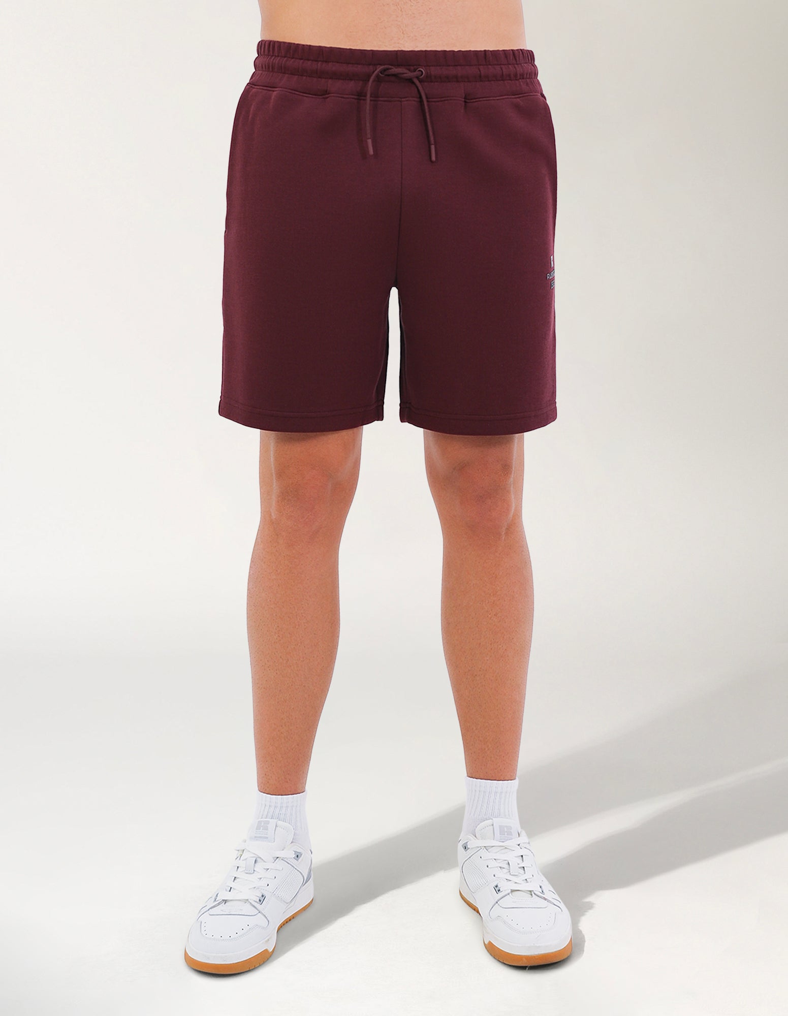R Tech Leisure Mens Track Short - Plum wine