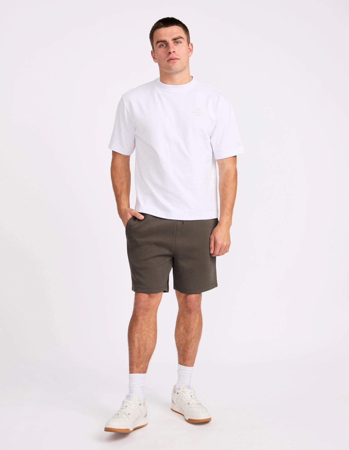 Russell Athletic Australia R Tech Leisure Mens Track Short - Military True Since 1902