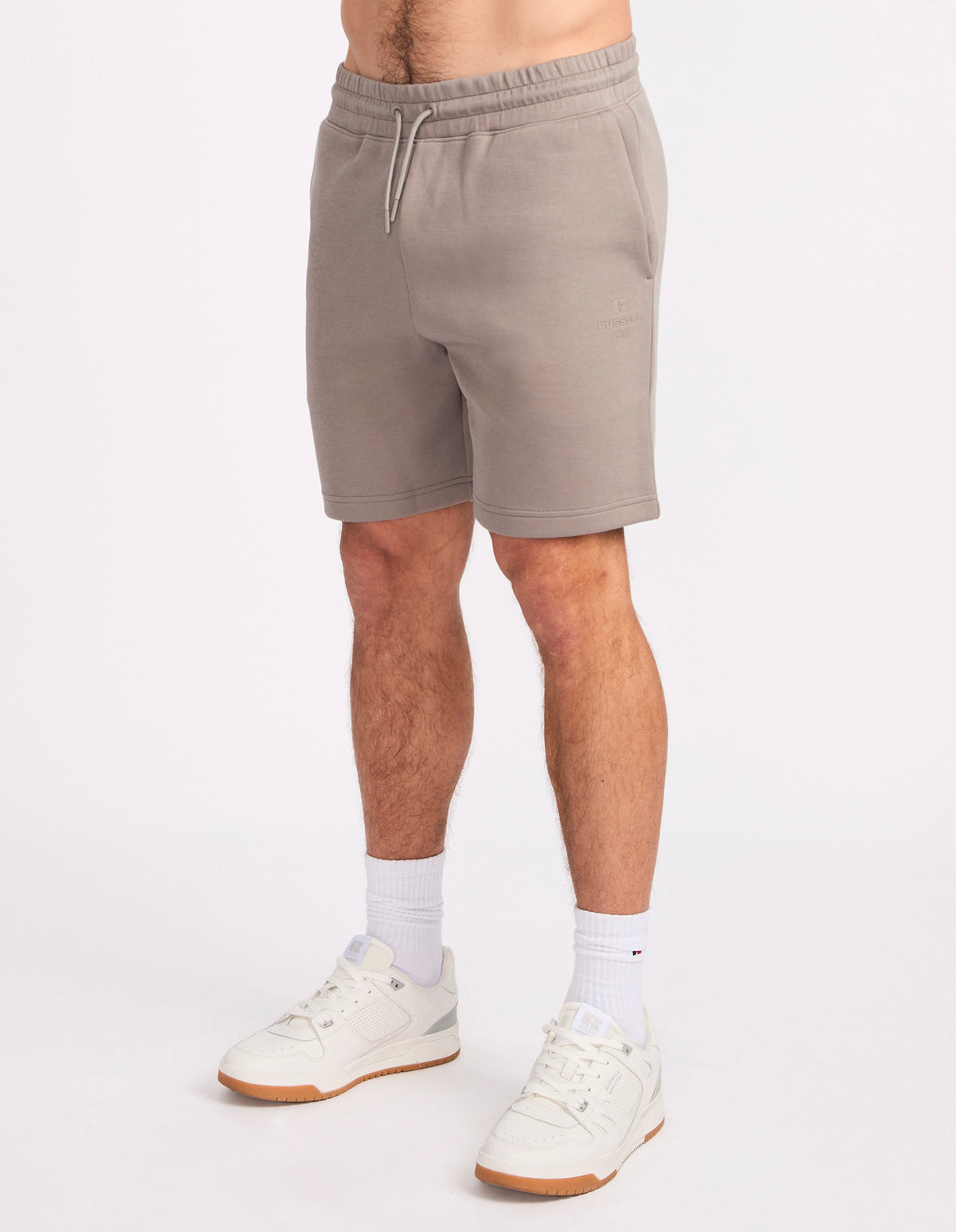 Russell Athletic Australia R Tech Leisure Mens Track Short - Putty True Since 1902