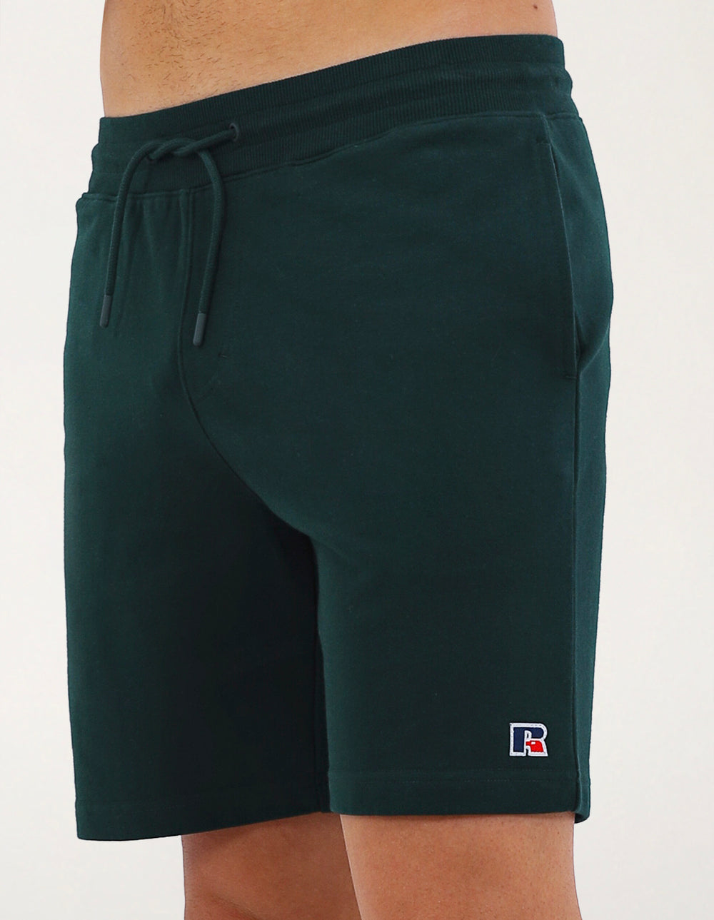 R Logo Men's Terry Trackshort - Dark Forest
