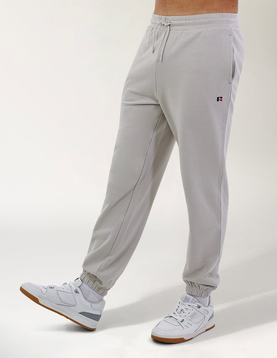 R Logo Terry Cuff Men's Trackpants - Stone