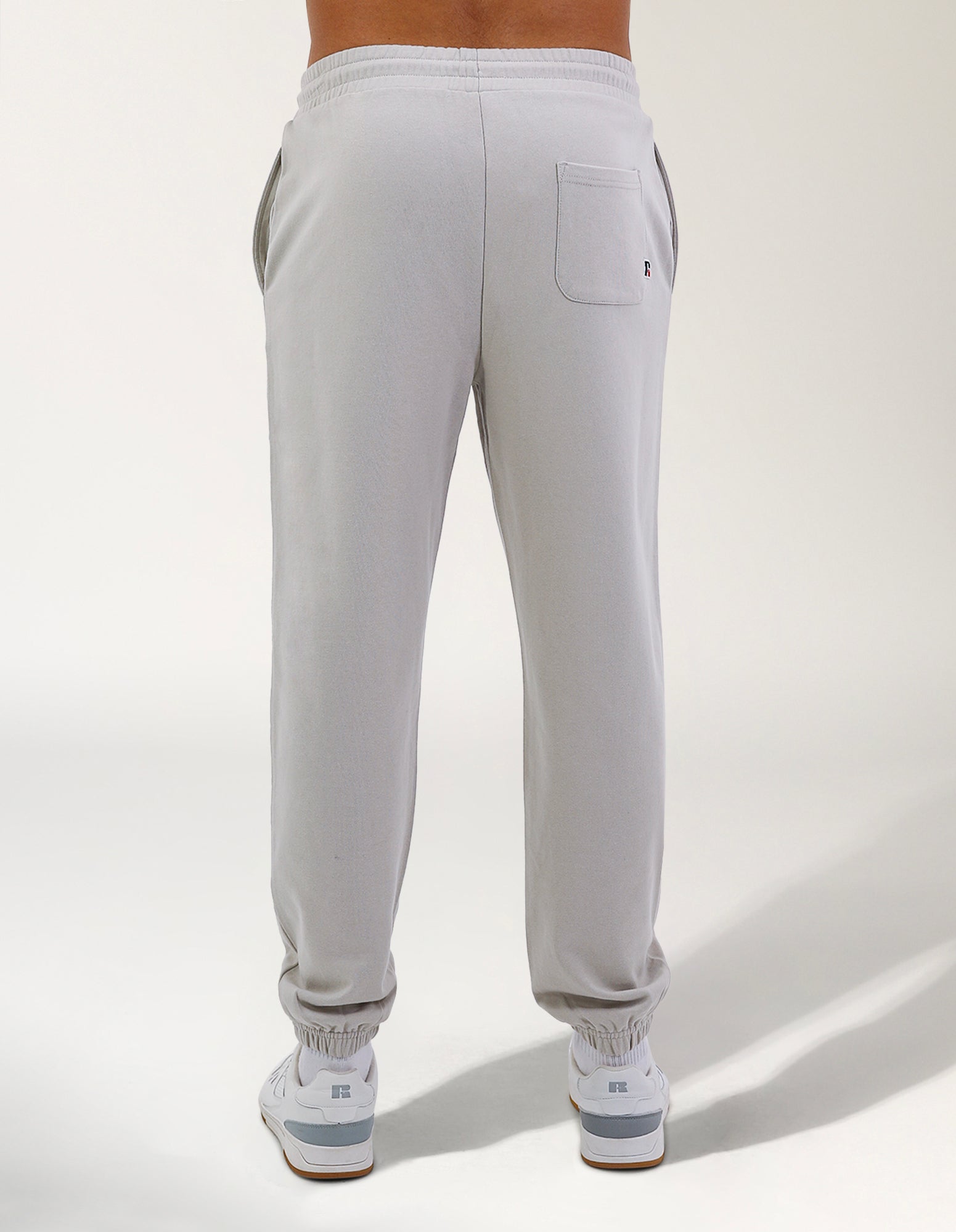 R Logo Terry Cuff Men's Trackpants - Stone