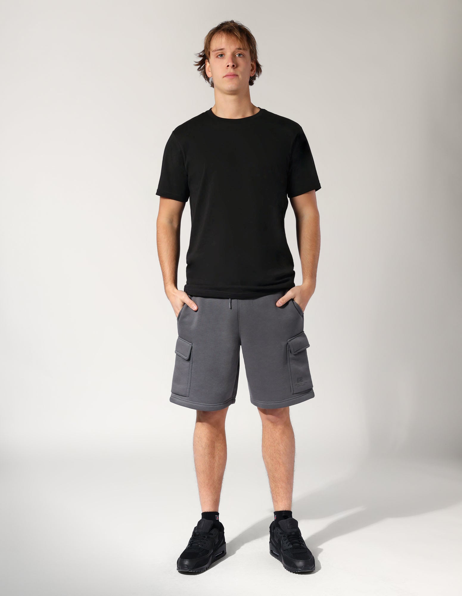Brooklyn Cargo Men's Track Shorts - Iron