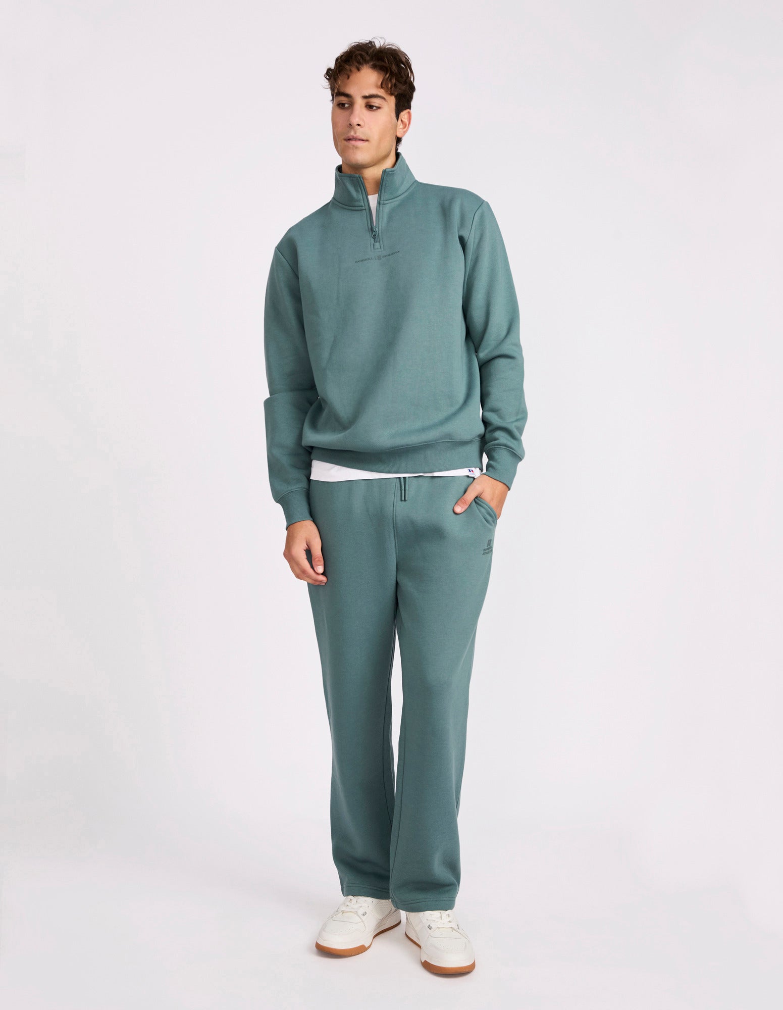 Brooklyn Men's Straight Leg Trackpant - Washed Teal