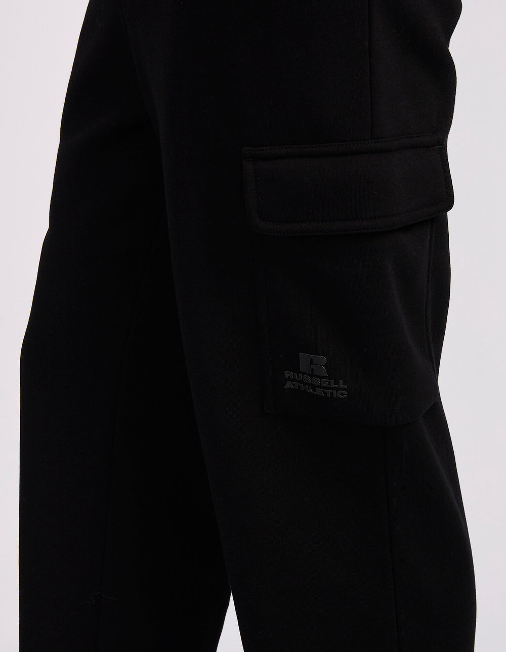 Brooklyn Men's Open Leg Cargo Trackpant - Black