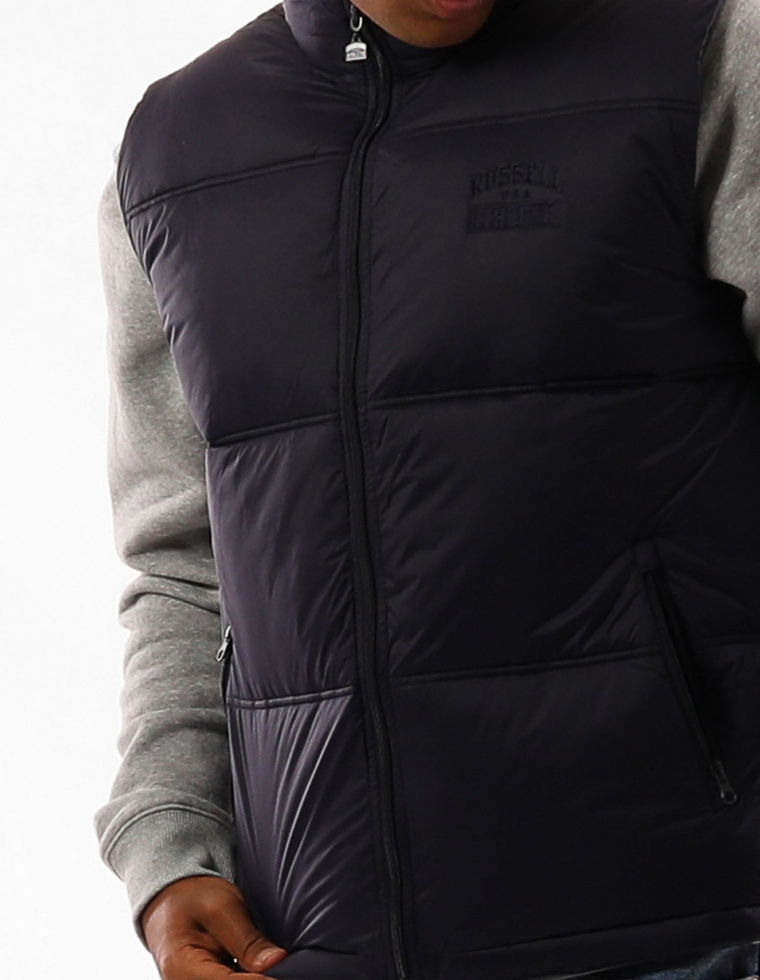 Russell Athletic Australia Men's Kennedy Puffer Vest - Navy True Since 1902