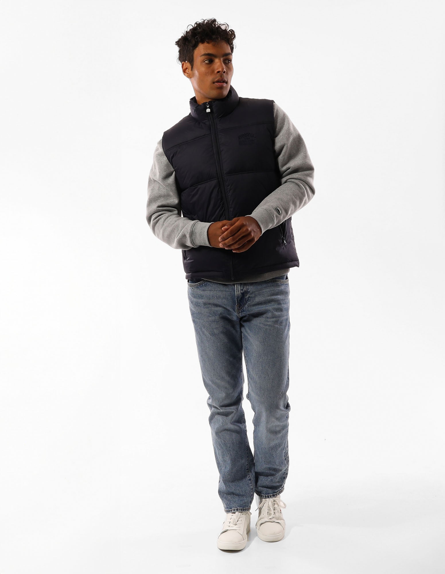 Russell Athletic Australia Men's Kennedy Puffer Vest - Navy True Since 1902