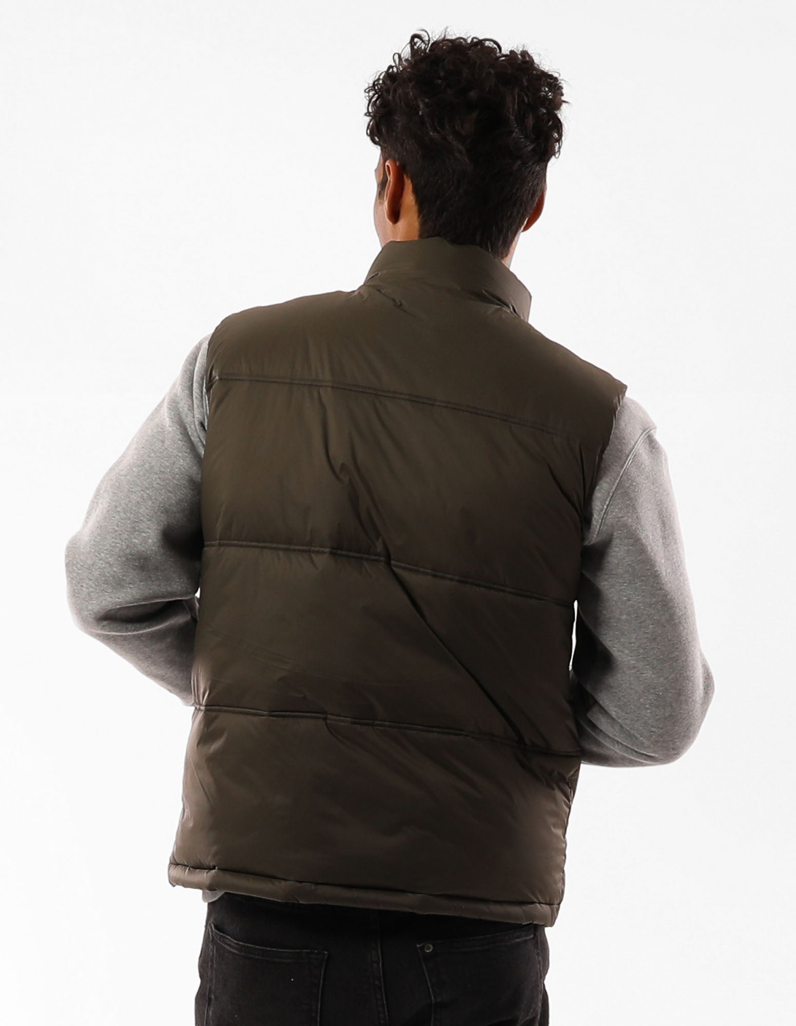 Russell Athletic Australia Men's Kennedy Puffer Vest - Olive True Since 1902