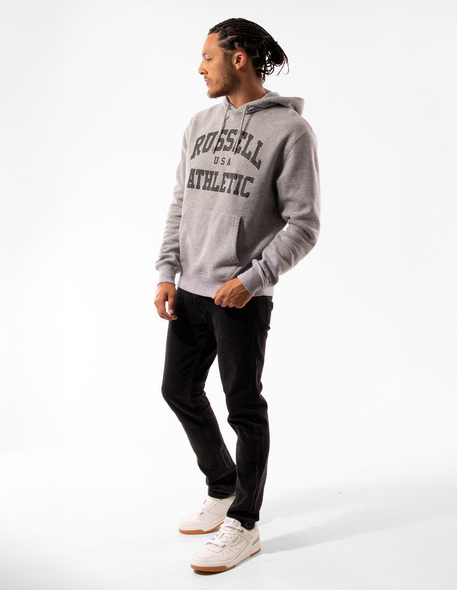 Russell Athletic Australia Men's Houston Hoodie - Grey Marle True Since 1902