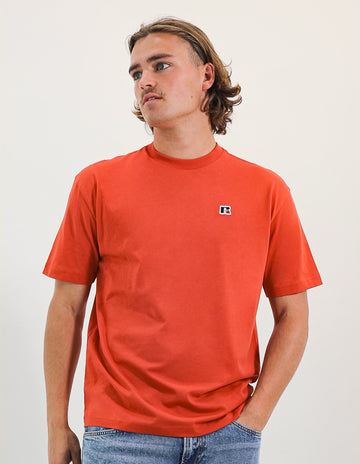 R Logo Oversize Men's Tee - Chilli