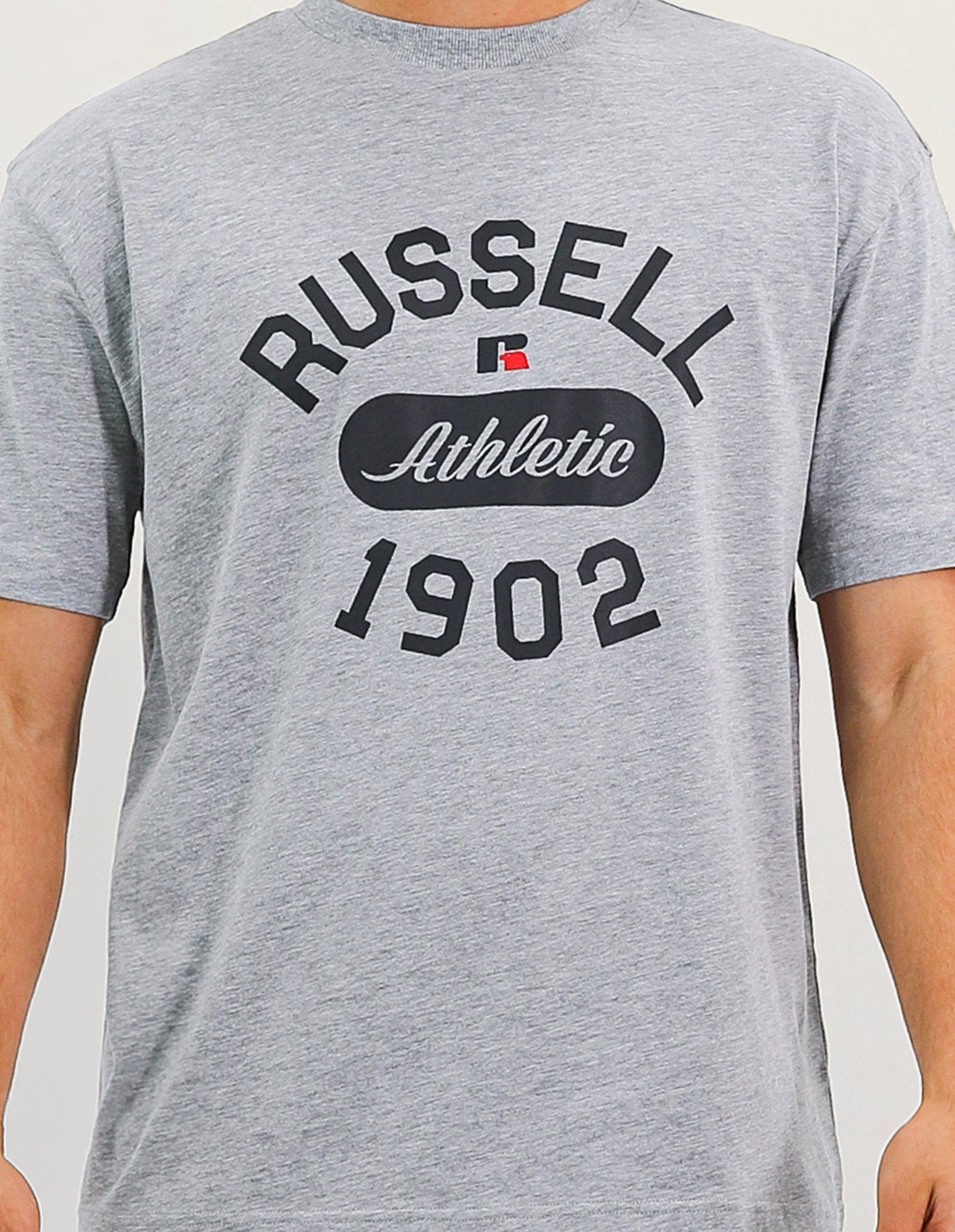 1902 Oversized Men's Tee - Grey Marle