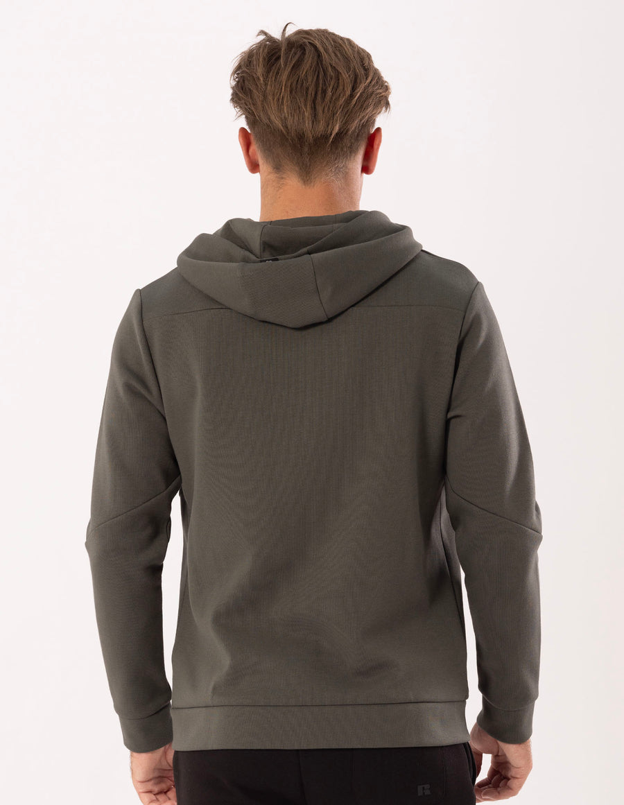 Russell Athletic Australia Men's R-Tech Zip Thru Hoodie - Olive True Since 1902