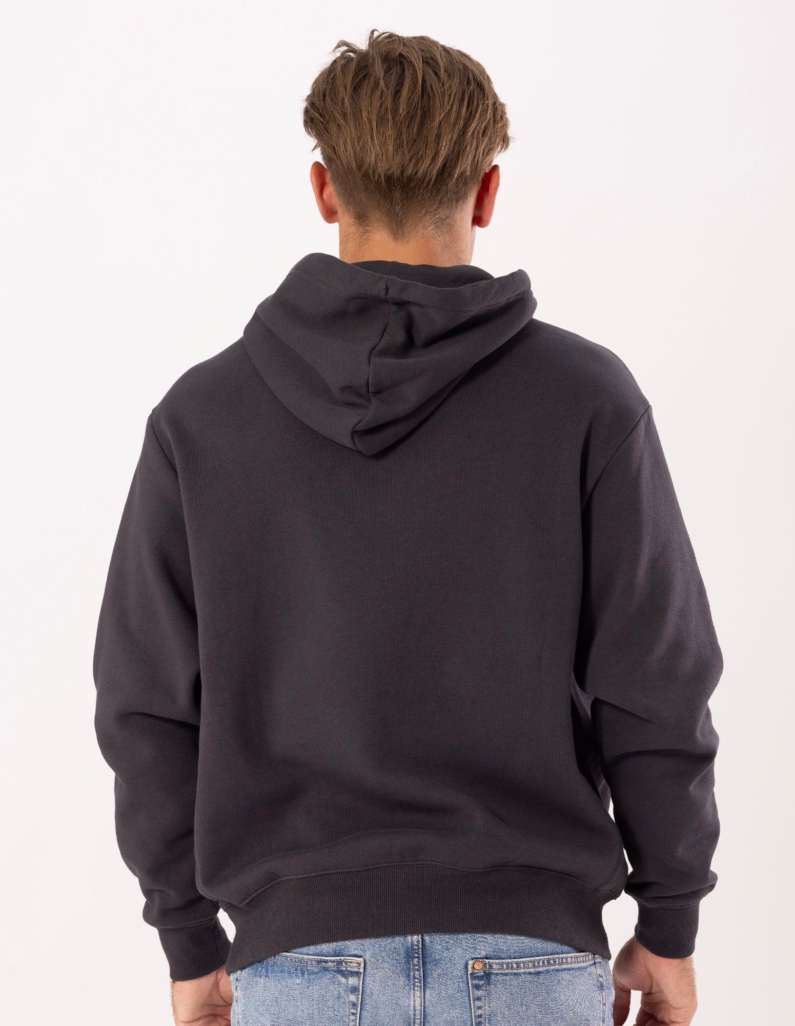 Russell Athletic Australia Mens R Logo Hoodie - Charcoal True Since 1902