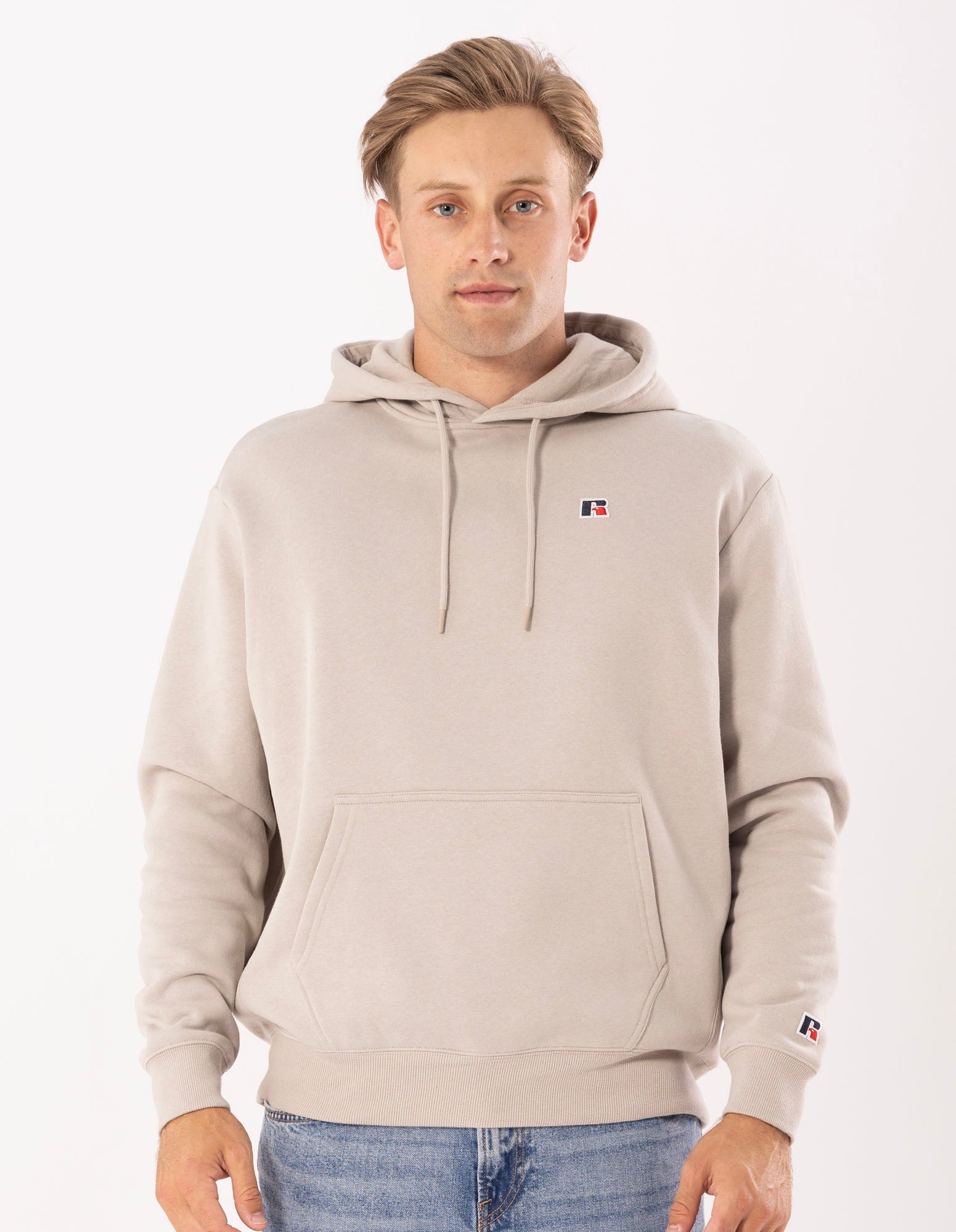 Russell Athletic Australia Mens R Logo Hoodie - String True Since 1902