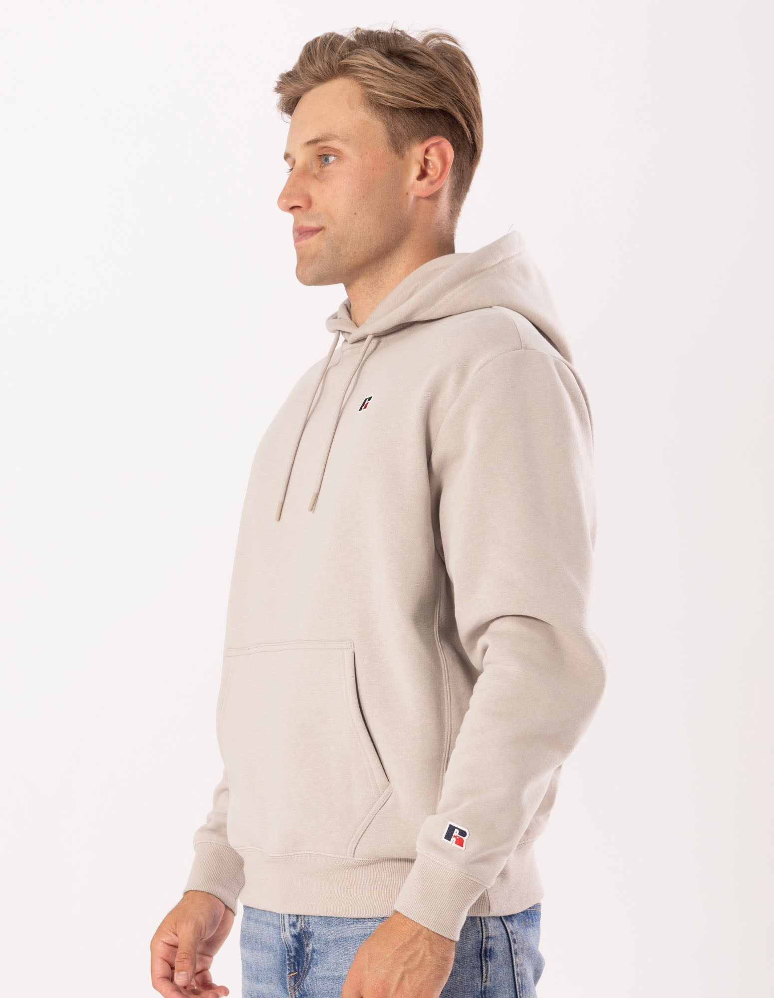 Russell Athletic Australia Mens R Logo Hoodie - String True Since 1902