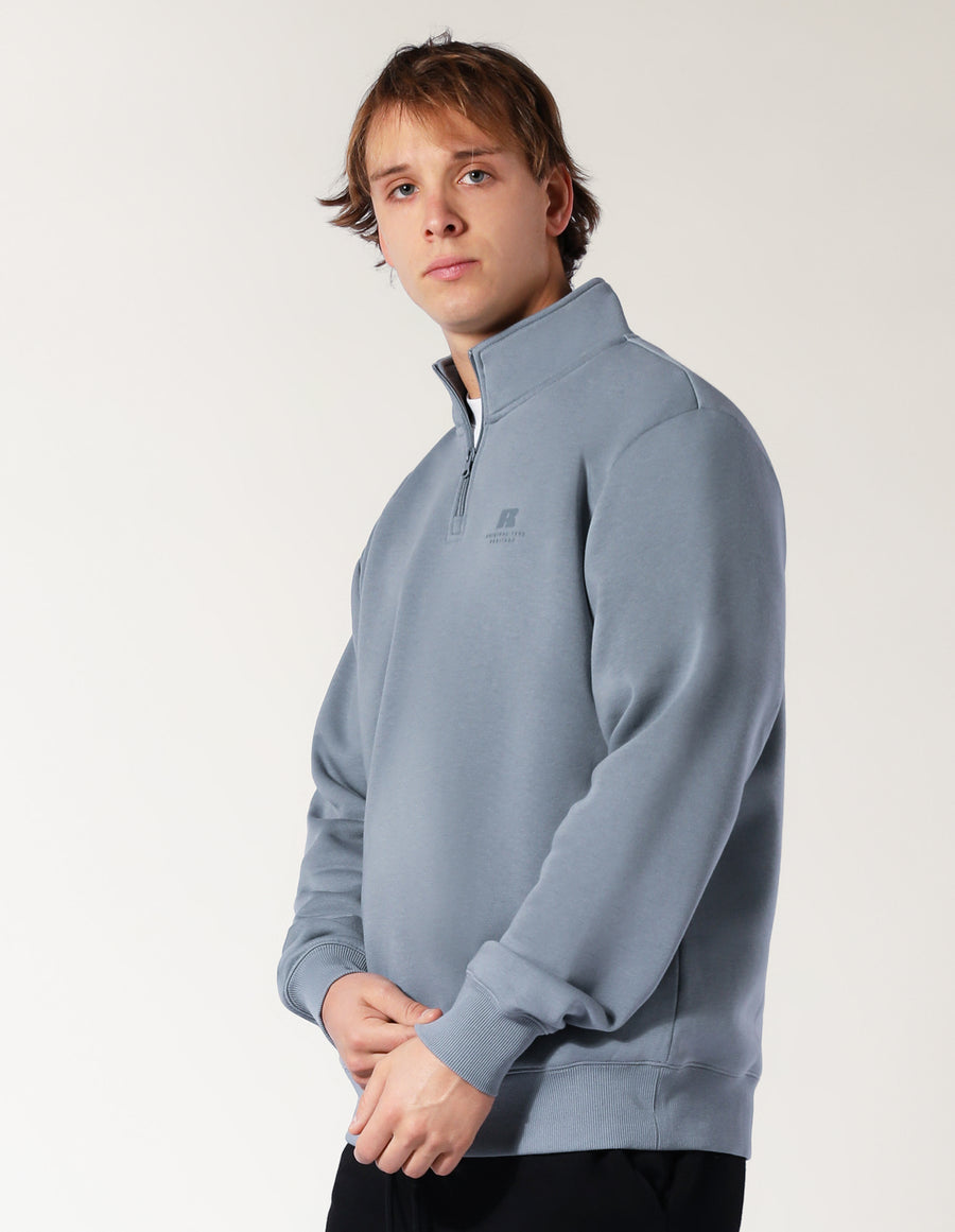 Men's Brooklyn Quarter Zip - Ash