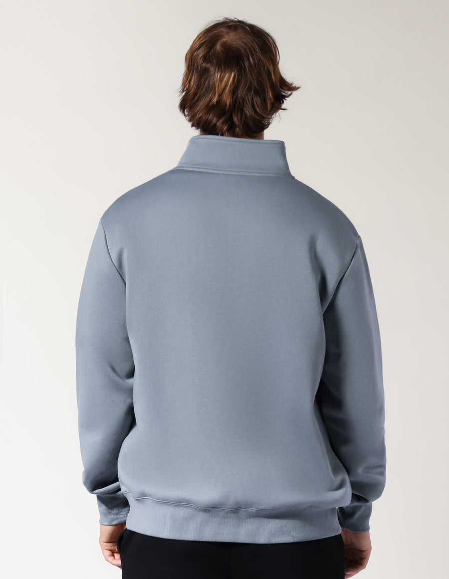 Men's Brooklyn Quarter Zip - Ash