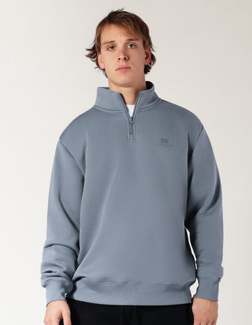 Men's Brooklyn Quarter Zip - Ash