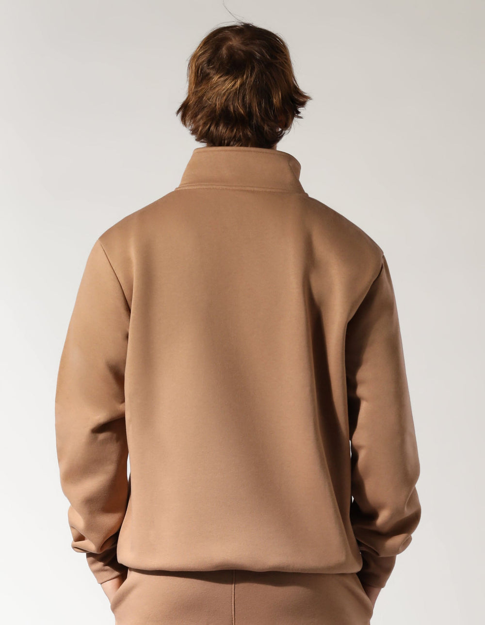 Russell Athletic Australia Brooklyn Men's Quarter Zip - Caramel True Since 1902