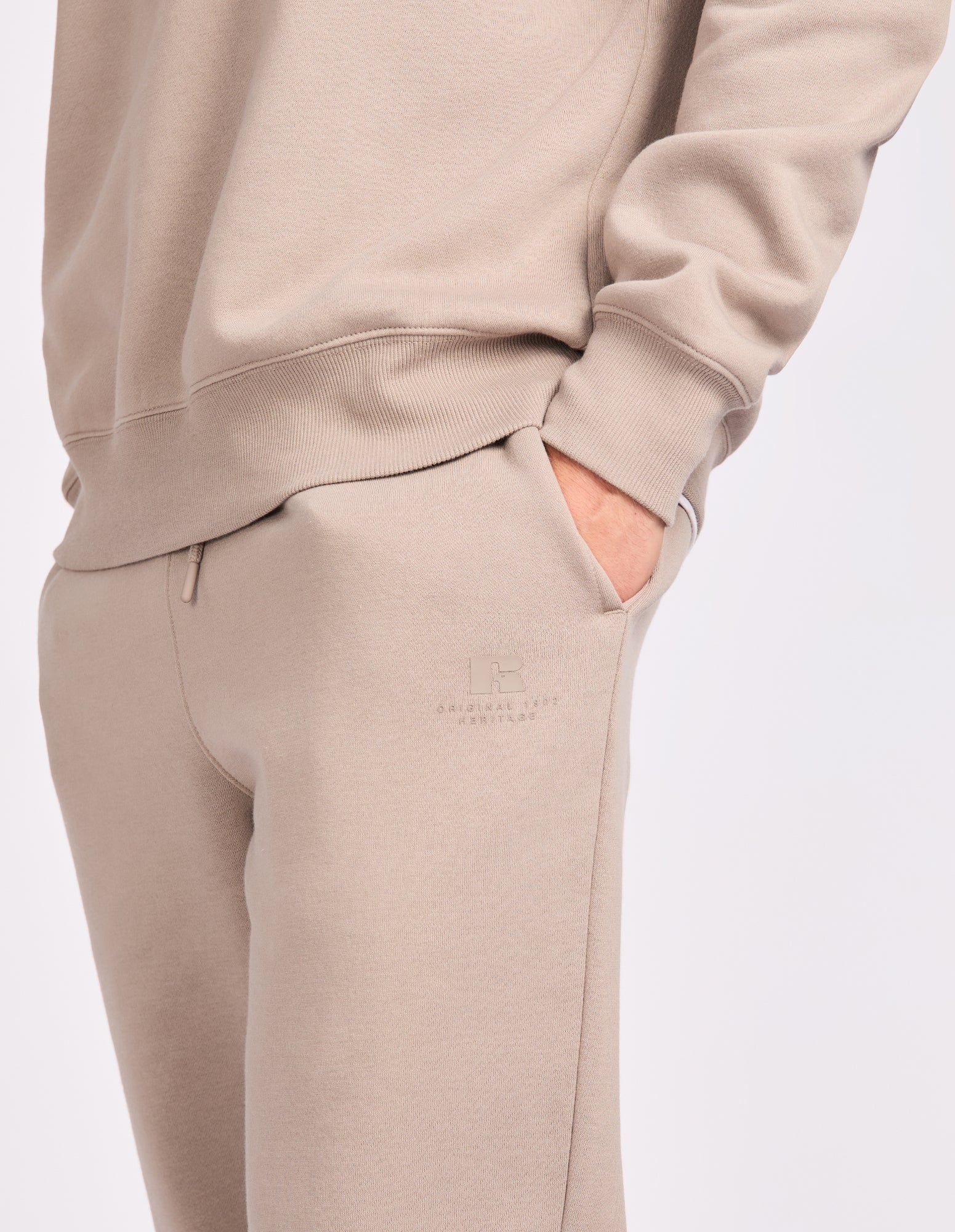 Brooklyn Cuffed Men's Trackpant - Driftwood