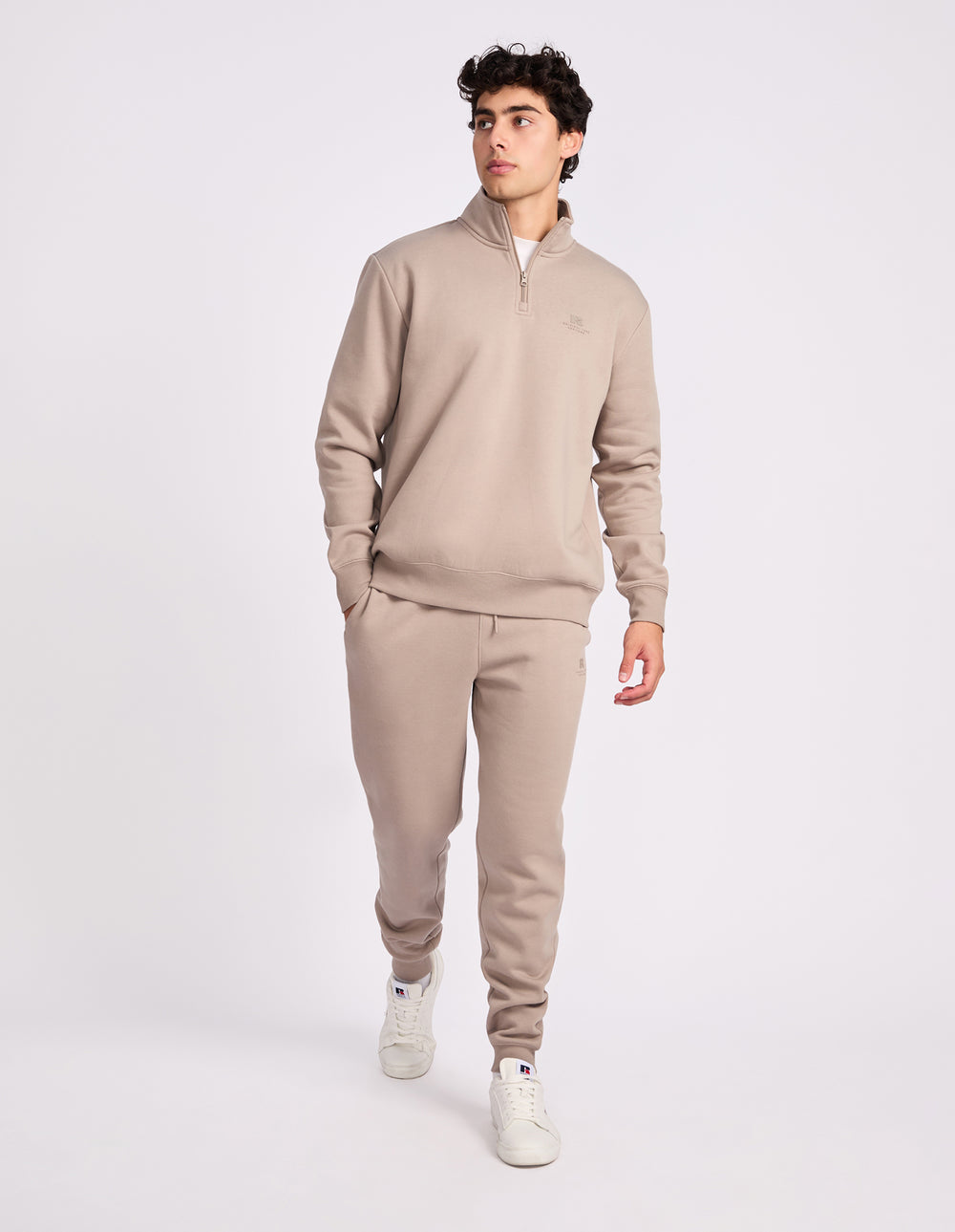 Brooklyn Cuffed Men's Trackpant - Driftwood