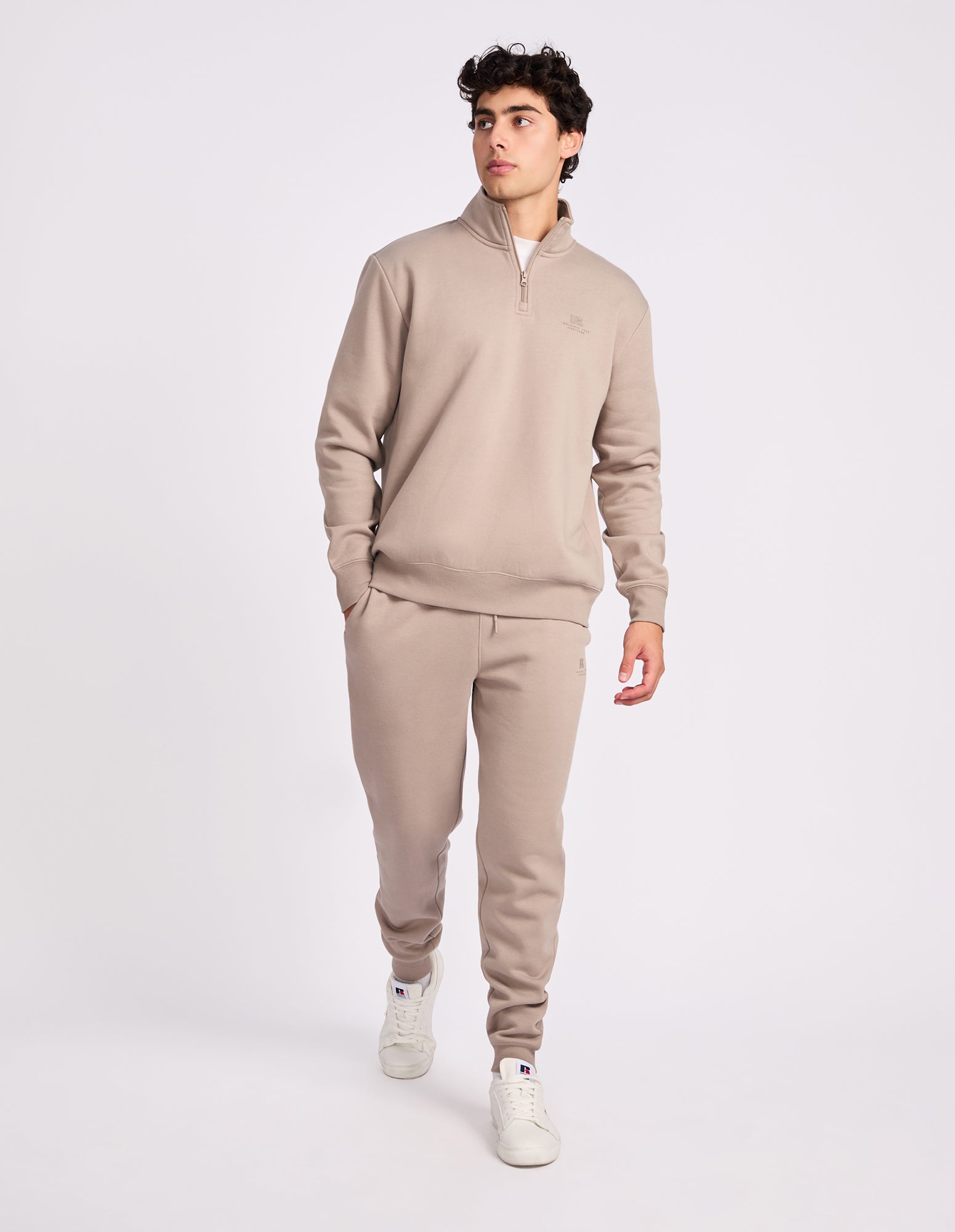 Brooklyn Cuffed Men's Trackpant - Driftwood