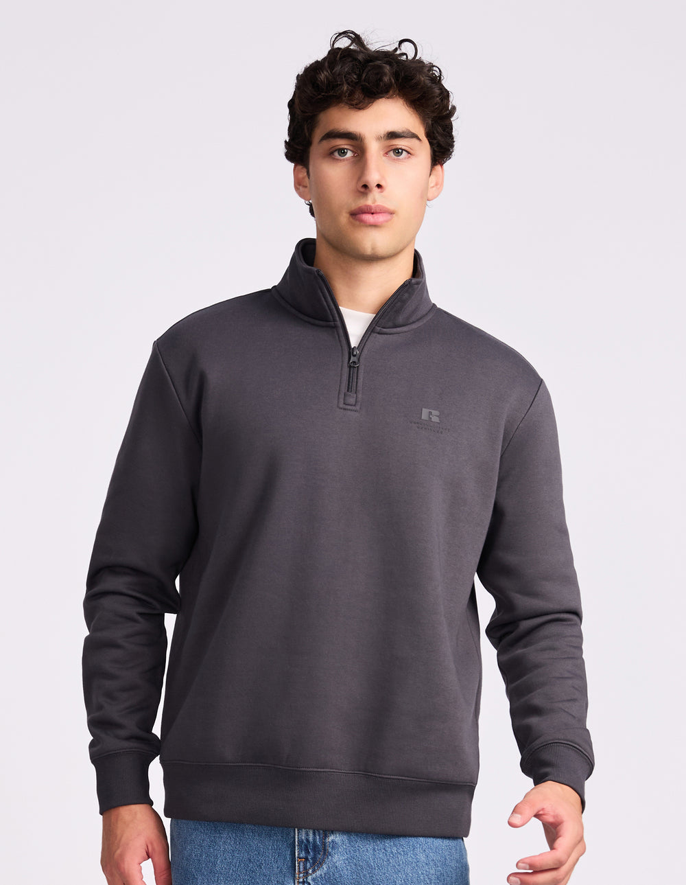 Russell Athletic Australia Brooklyn Men's Quarter Zip - Steel True Since 1902