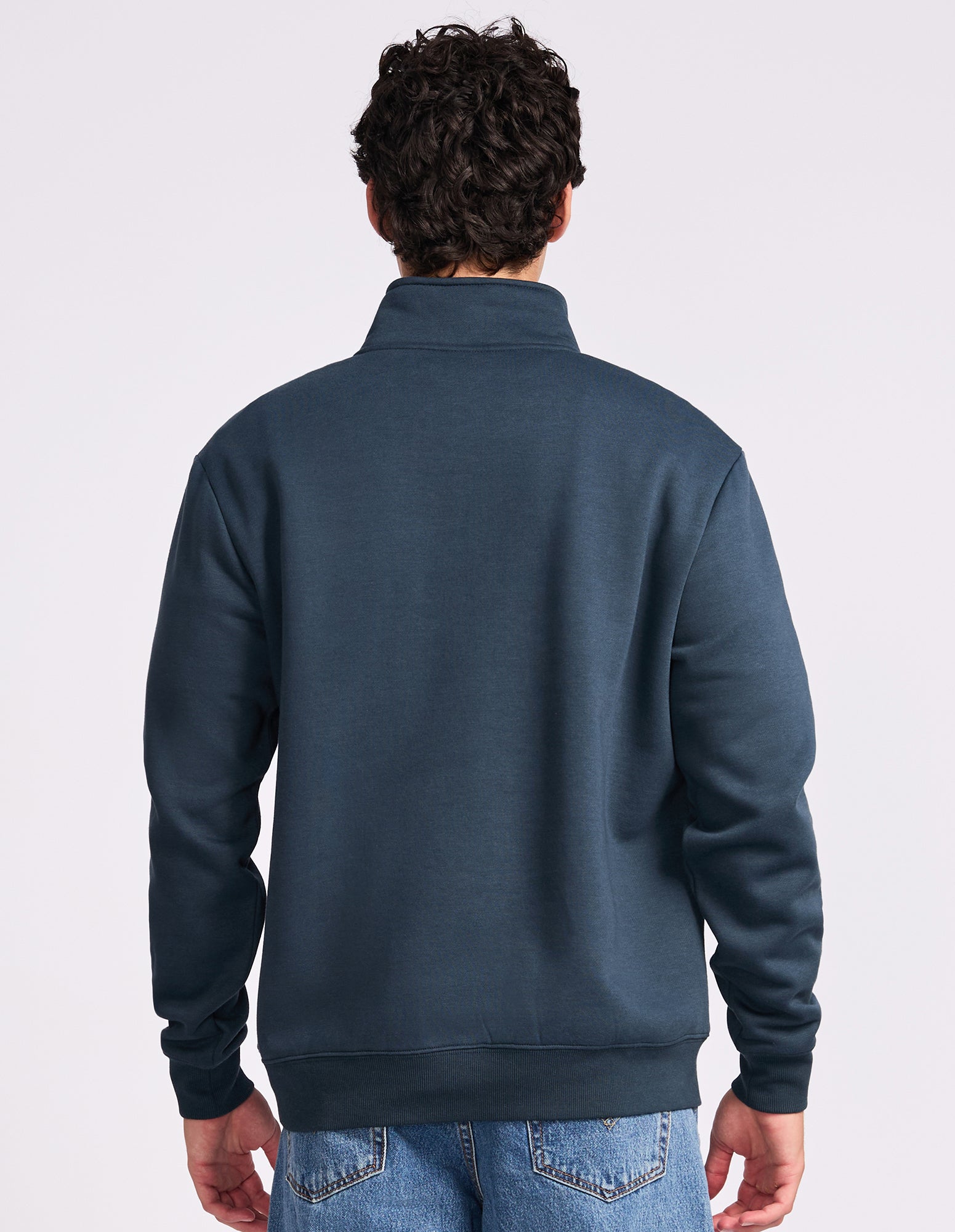 Russell Athletic Australia Brooklyn Men's Quarter Zip - Deep Teal True Since 1902
