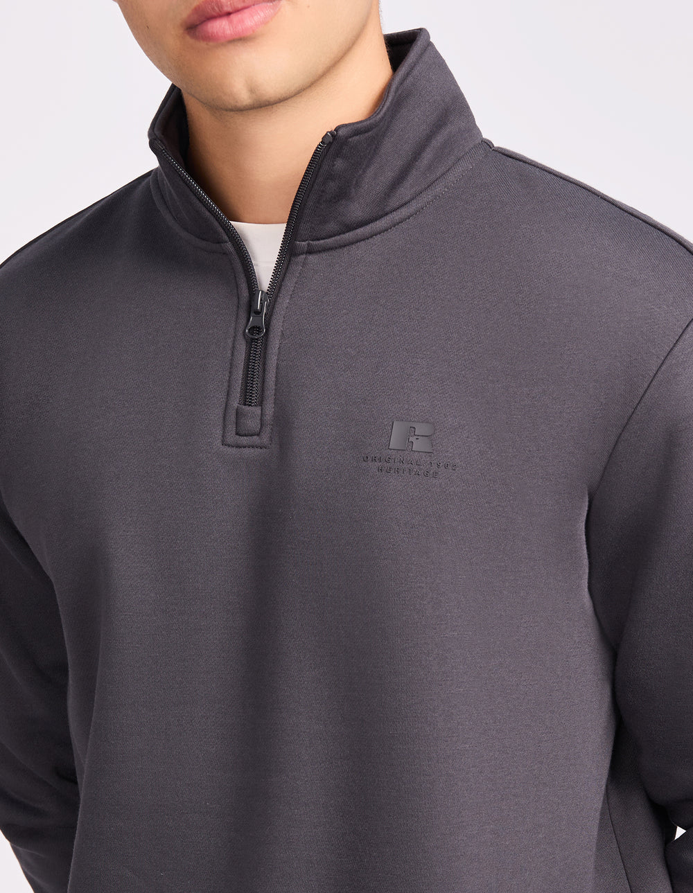 Brooklyn Men's Quarter Zip - Steel