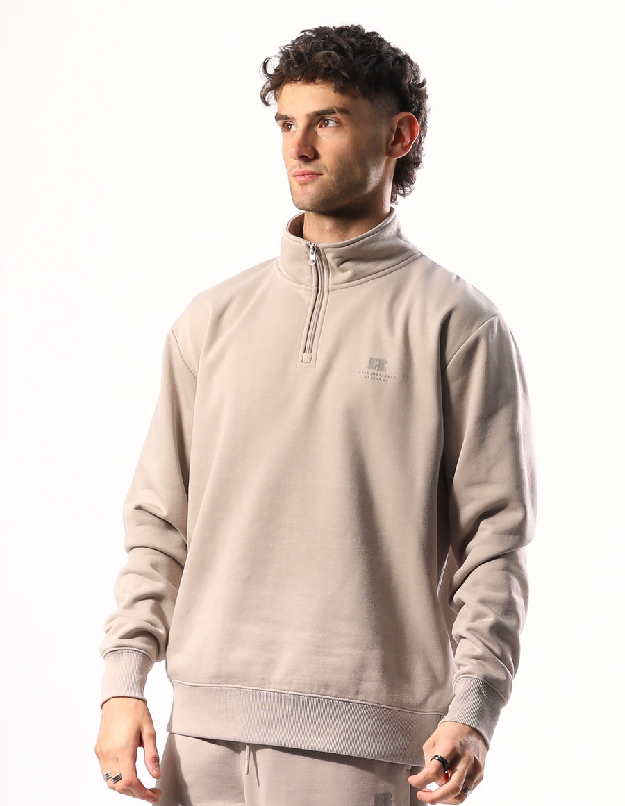 Russell Athletic Australia Men's Brooklyn Quarter Zip - String True Since 1902