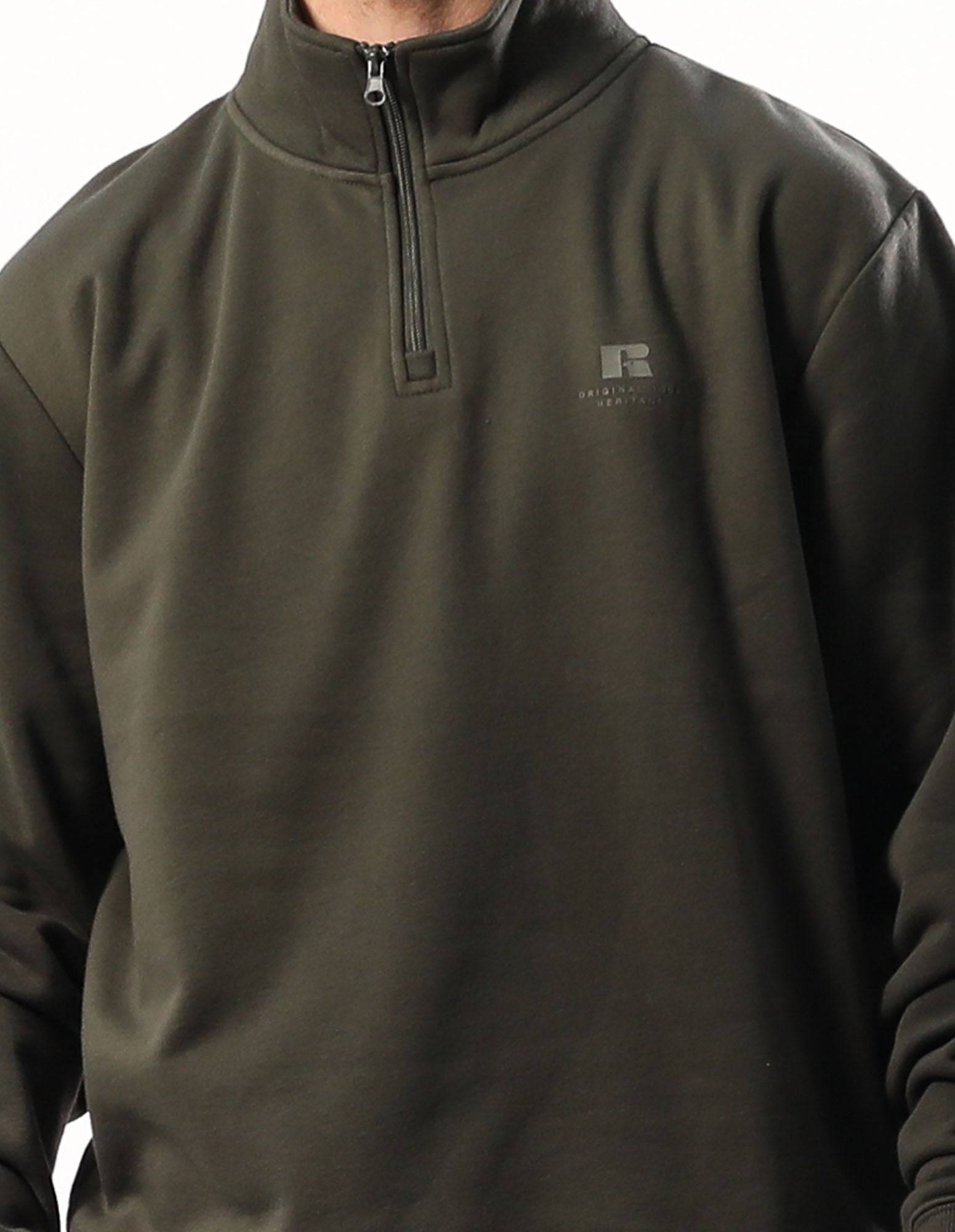 Brooklyn Men's Quarter Zip - Olive