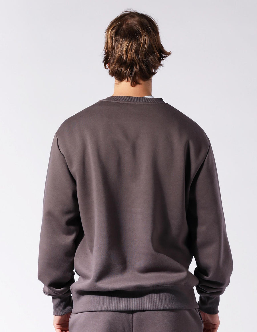 Men’s Brooklyn Crew Sweat - Peat Colour | Russell Athletic