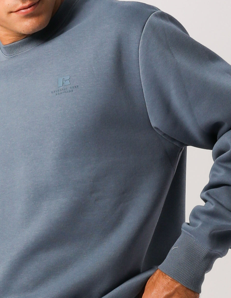 Russell Athletic Australia Men's Brooklyn Crew - Slate True Since 1902