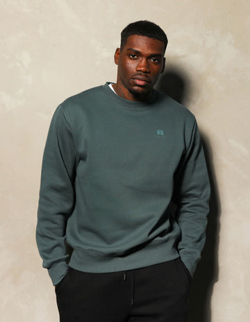 Men’s Brooklyn Crew Sweat - Hydro Electric Colour | Russell Athletic