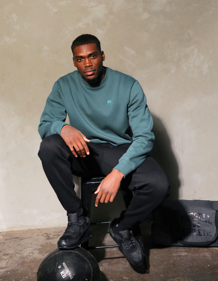 Men’s Brooklyn Crew Sweat - Hydro Electric Colour | Russell Athletic