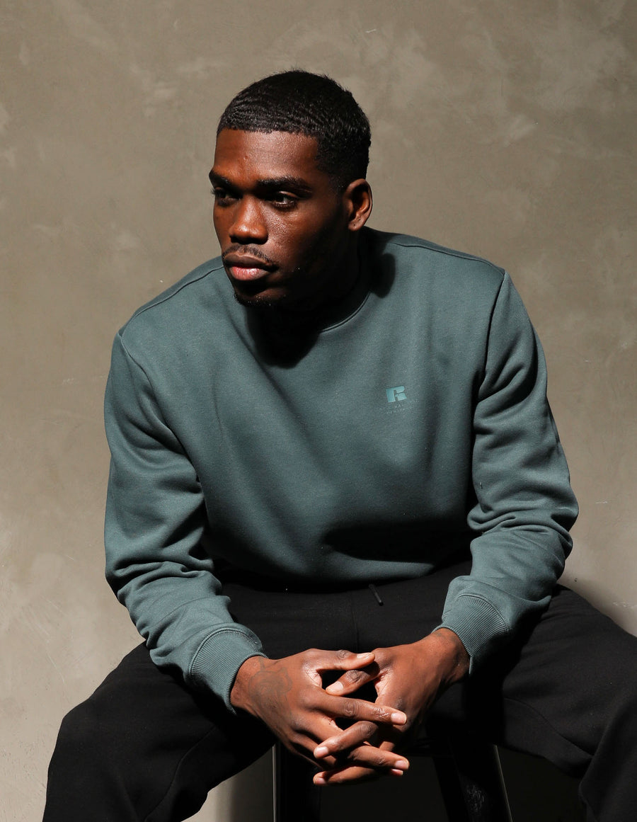 Men’s Brooklyn Crew Sweat - Hydro Electric Colour | Russell Athletic