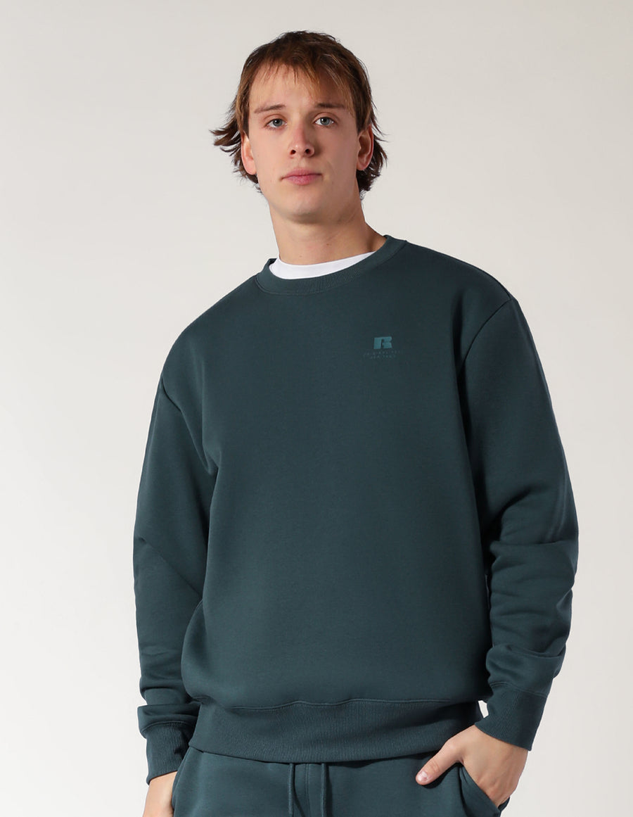 Men’s Brooklyn Crew Sweat - Hydro Electric Colour | Russell Athletic