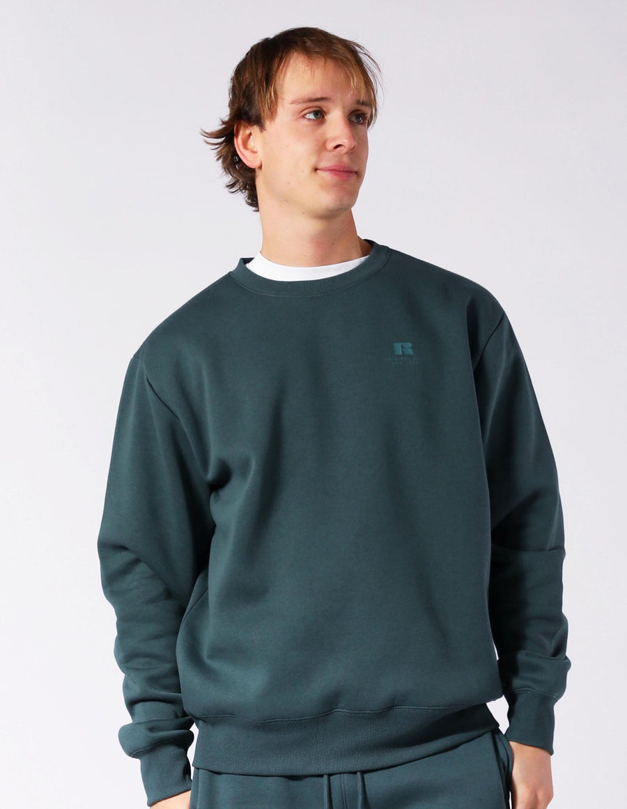 Men’s Brooklyn Crew Sweat - Hydro Electric Colour | Russell Athletic