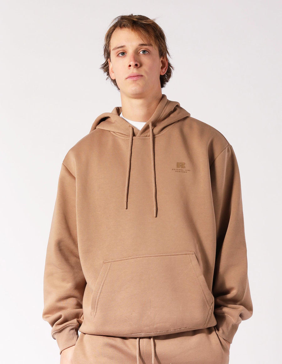 Russell Athletic Australia Men's Brooklyn Hoodie - Caramel True Since 1902