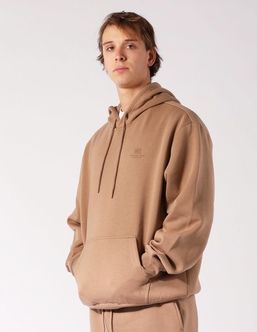 Russell Athletic Australia Men's Brooklyn Hoodie - Caramel True Since 1902