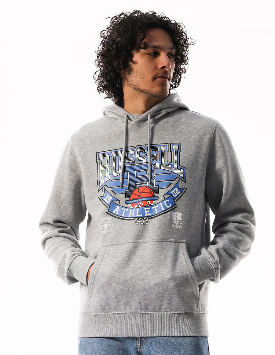 Russell Athletic Australia Men's Comp Hoodie - Grey Marle True Since 1902